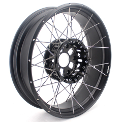 VMX 3.0*19"/4.25*17" Tubeless Wheels Set Fit for BMW R1200GS 2013-2021 Black Hub/ Rim