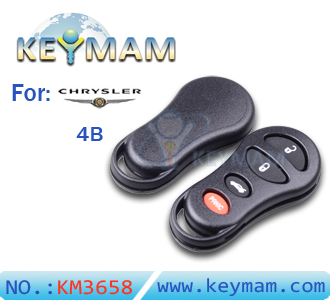 Chrysler 4 button remote shell