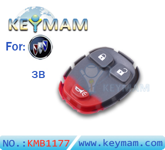 Buick FirstLand 3 button remote rubber (10pcs/lot)