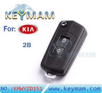 KIA Forte 2 button flip remote key shell