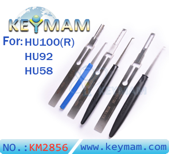 Outils de sélection de verrouillage Lishi HU100 (R) et HU92 et HU58 (jeu)
