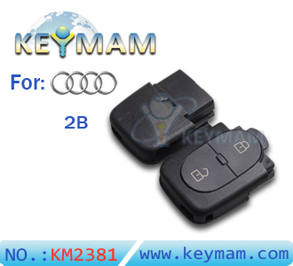 Audi 2 button remote shell(big battery)