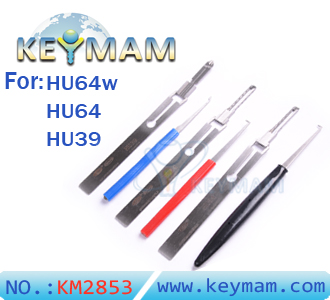 Outils de sélection de verrouillage Lishi HU64w & HU64 & HU39 (ensemble)