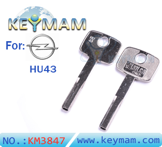 SILCA Opel HU43 key balde