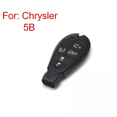 Smart Key Shell 5 bouton pour Chrysler nouvelle version 5pcs / lot