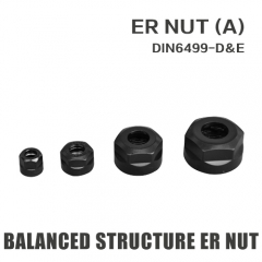 High Precision ER Collect Clamping Nut A Type ER11A ER16A ER20A Collet Nuts Manufacturer Wholesale Mass ProductionB