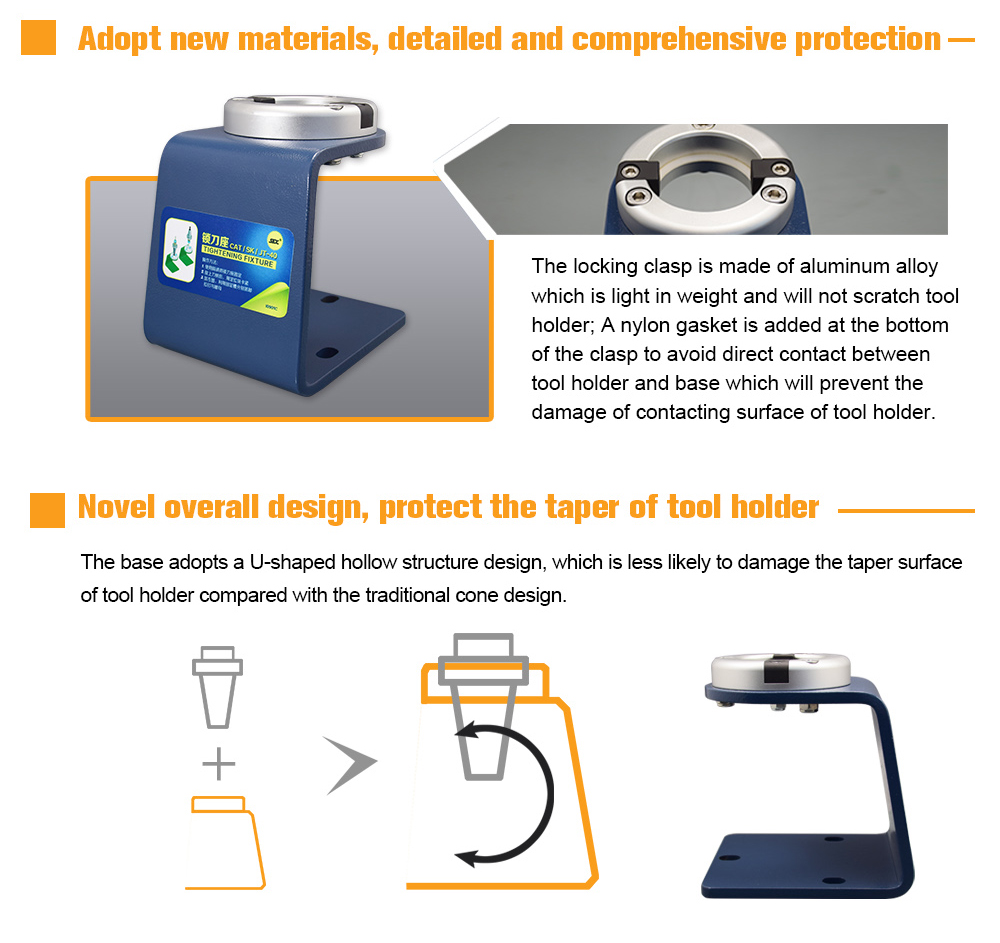 CAT/SK/ JT 40 CNC Tool Holder Tightening Fixture Locking Fixture