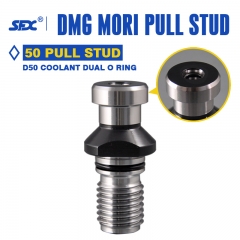 Dual O-ring seal DMG Mori D50 Pull Studs with Coolant Hole
