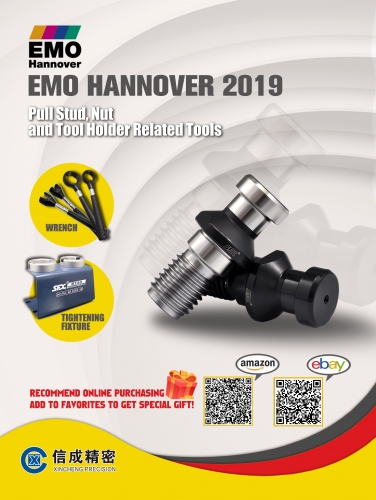SFX | Pull Stud, Nut, Tool Holder Related Products - will be unveiled at EMO Hanover 2019