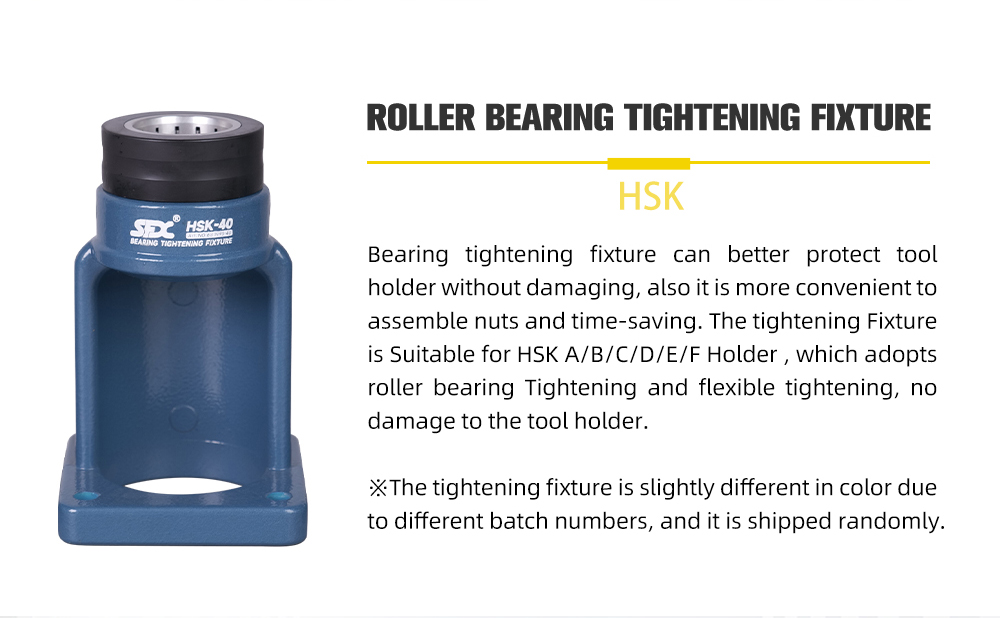 SFX HSK-32/40/50/63 Bearing Tightening Fixture Tool Holder Lock Seat Fits HSK A/B/C/D/E/F Tool Holder