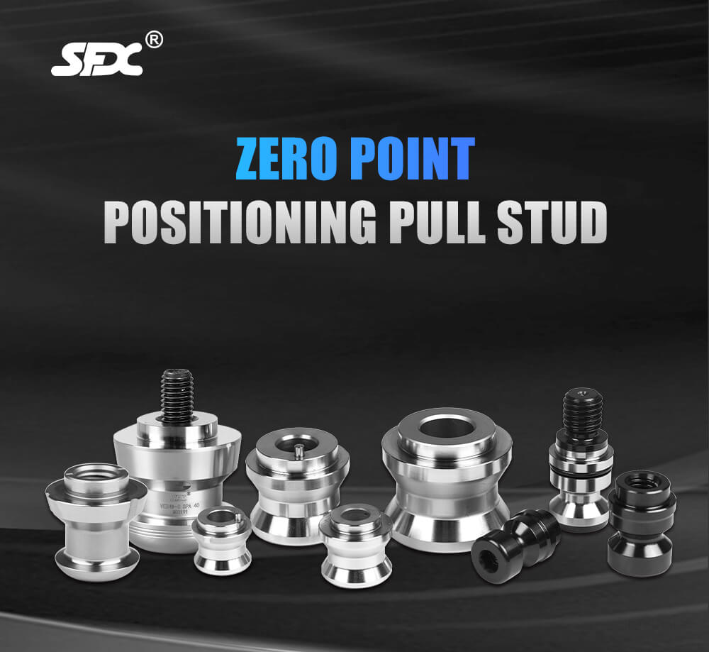 Zero Point Pull Studs For clamping in the Zero Point Chuck