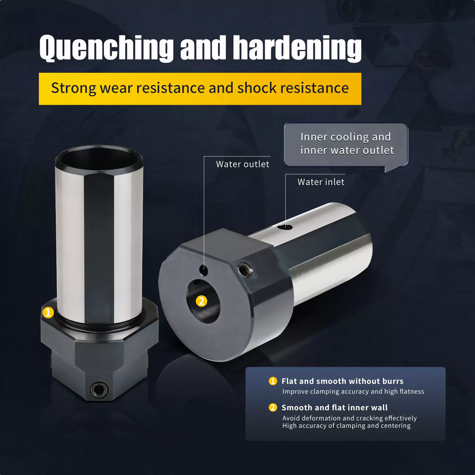 CNC Boring Sleeve Socket D4016 for MAZAK CNC Lathe, Internal Cooling Enhance the Efficiency