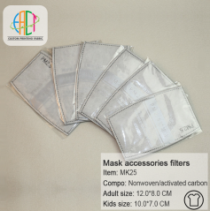 Wholesale 5 layers activated carbon mask accessories filters