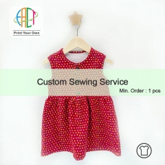 BC004  Custom Sewing Service For Kids Sleeveless Dress, Jump Skirt With Your Own Design