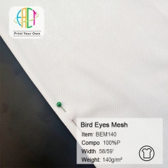 BEM140 Custom Printed Bird Eyes Mesh 100%Polyester 140gsm