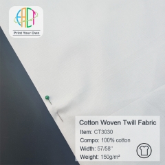 CT3030 Custom Printed Cotton Twill Poplin Fabric 100%C, 150gsm