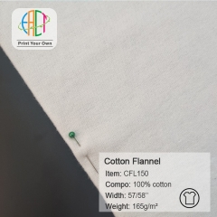 CFL150 Custom Printed 100% Cotton Flannel Fabric 100%Cotton, 165gsm