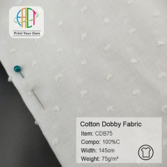 CDB75 Custom Printed Cotton Dobby Fabric 100% Cotton 75gsm