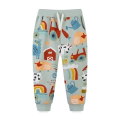 G011 100% Cotton Jogger Trousers For Boy Sportwear