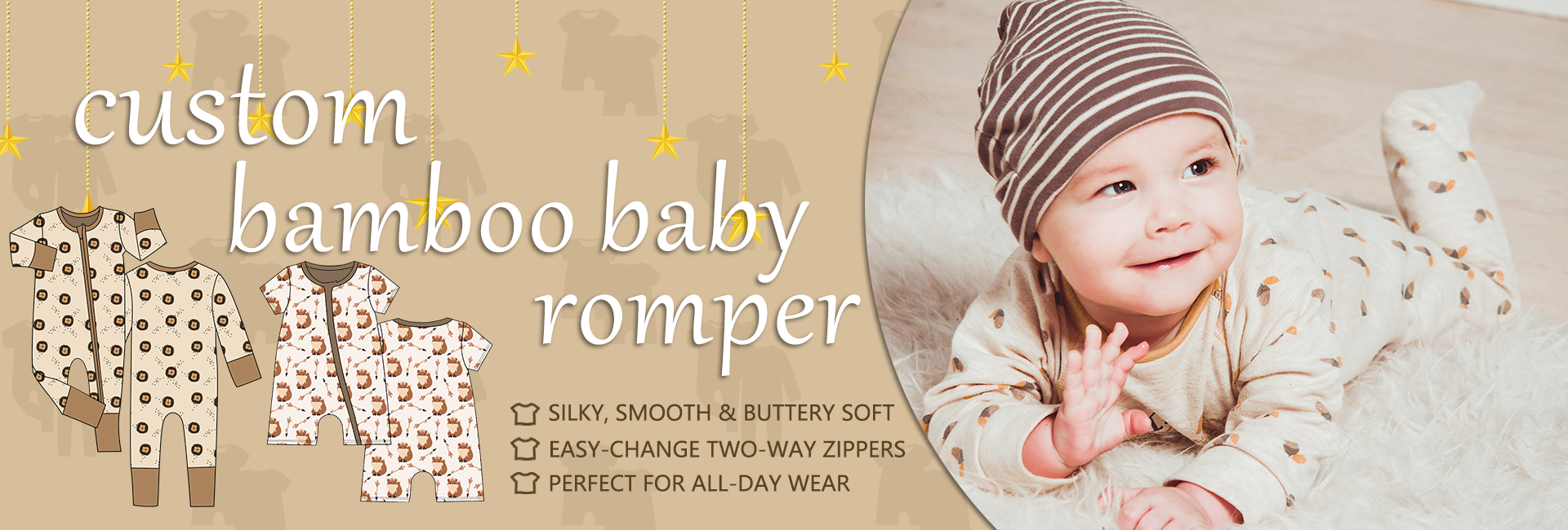 bamboo baby romper