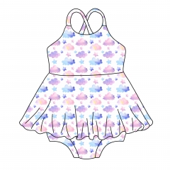 G40 Hight Quality 2024 Swimsuit Kids Custom Design Baby Sleeveless Swimsuits with Various Patterns