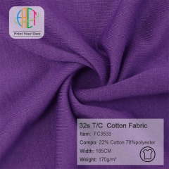 FC3533 32s T/C  Semi-combed Cotton Fabric