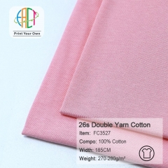 FC3527 26s Semi-combed Double Yarn Cotton Fabric
