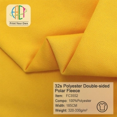 FC3552 32s Polyester Double-sided Polar Fleece Fabric