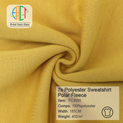 FC3560 7s Polyester Sweatshirt Polar Fleece Fabric 100%Polyester 400gsm