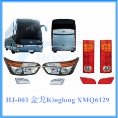 XMQ6129 6137 Kinglong bus parts （headlight, tail light, front fog lamp, rear fog lamp）