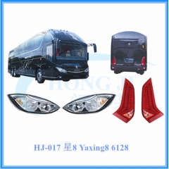 6128 Asiastar bus parts headlight, led rear light