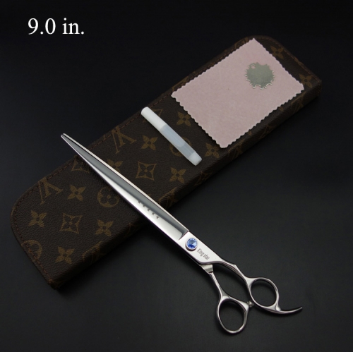 9.0 inches high quality Kingstar pet grooming scissors dog straight scissors