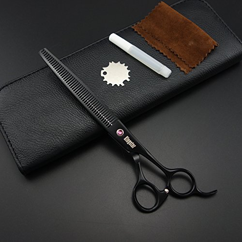 7.5in. matt Black Professional Pet Grooming Scissors,Thinning Scissors,Dog thinning shears,Dog grooming,54 teeth,A561