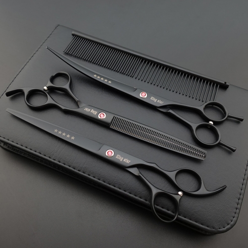 8.0 inches Kingstar Professional Pet grooming Scissors,curved Scissors,thinning scissors,straight scissors