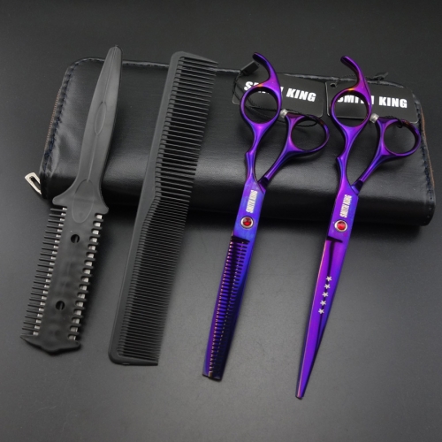 7.0 Inches  Hairdressing Scissors comb Set