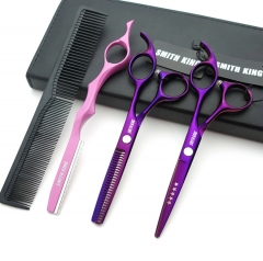 5.5 Inches  Hairdressing Scissors razor comb Set