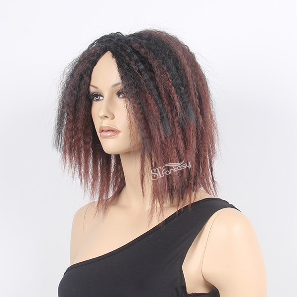 1#/ 1T33# mix color synthetic afro wig for south africa