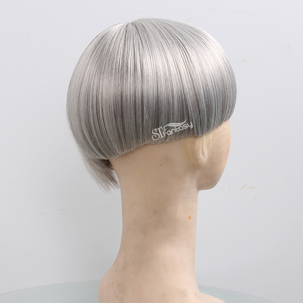 ST 2016 new style grey hair toupee for fashion lady with synthetic fiber