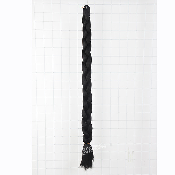 Long black synthetic hair braid for black women