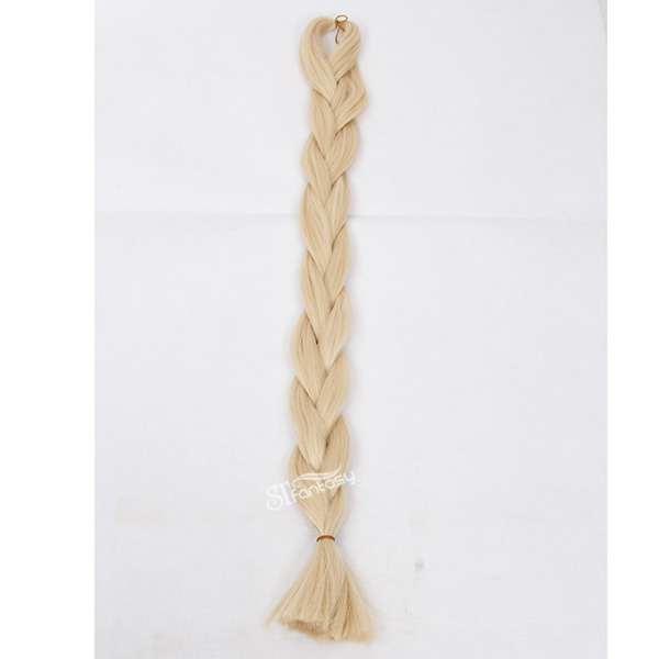 Blonde synthetic hair braid wholesale in Guangzhou factory