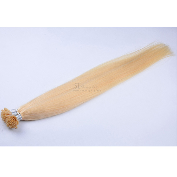 100 cheap blonde remy u tip hair extension wholesale