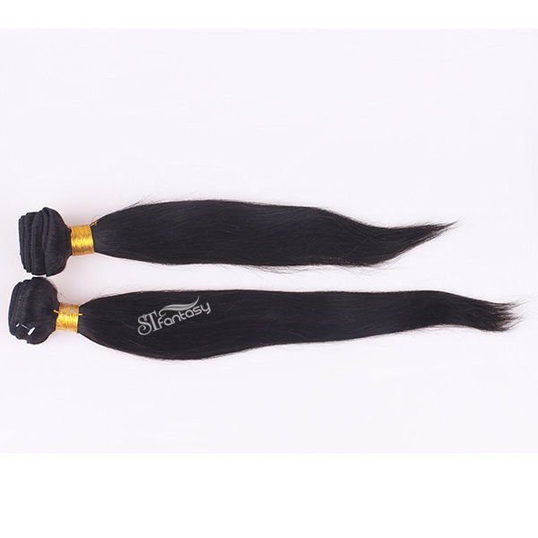 16 inch straight virgin human hair malaysian hair extension wholeasle