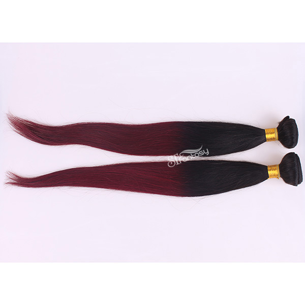 Straight human hair omber hair extension wholesale