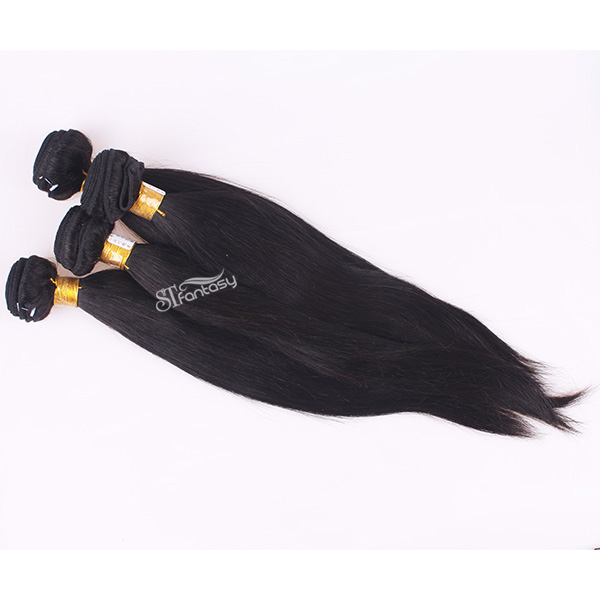 16 inch straight virgin human hair malaysian hair extension wholeasle