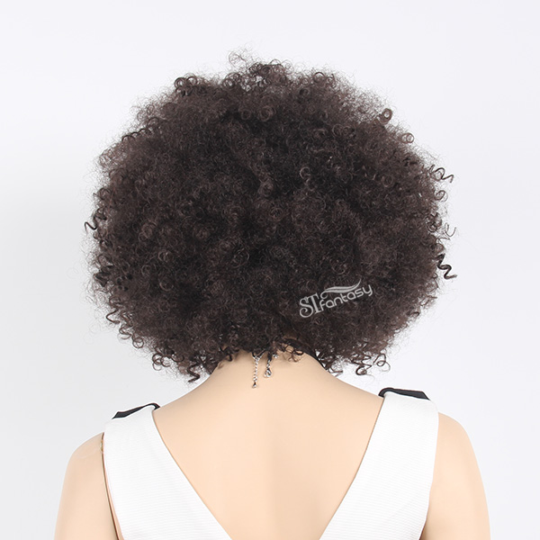 ST wholesale black women short hair styles with synthetic fiber