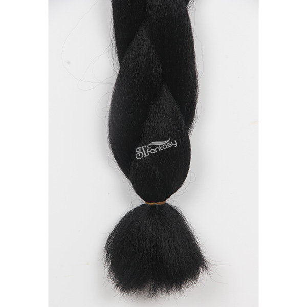 Black synthetic hair micro braids for african and american women