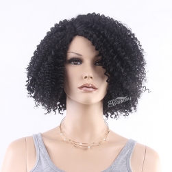 ST short kinky curly afro wigs costumes for women