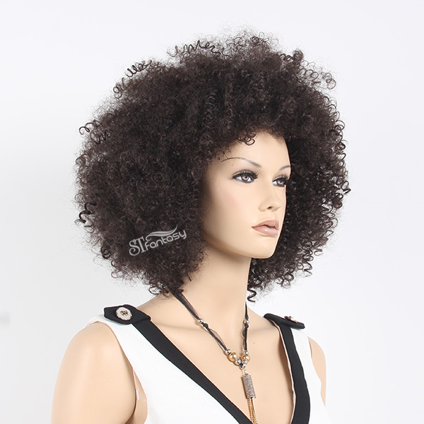 ST wholesale black women short hair styles with synthetic fiber