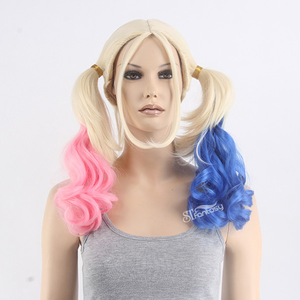 Suicide Squad Harley Quinn Cosplay Wig With Synthetic Hair