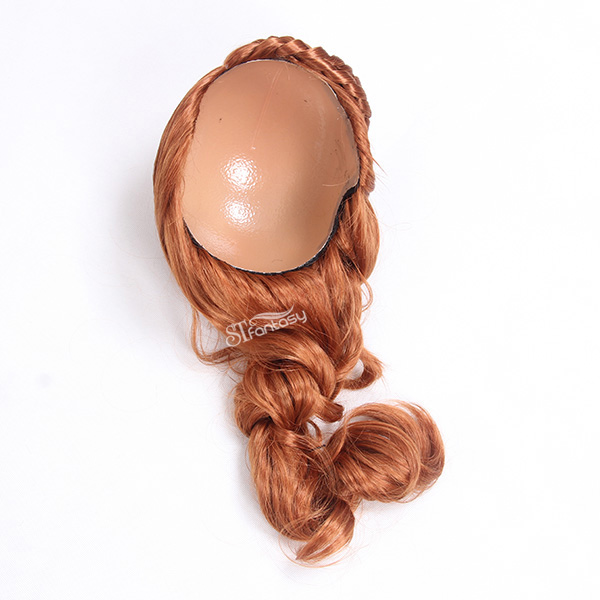 European american style golden hair mannequin braiding wig with synthetic hair